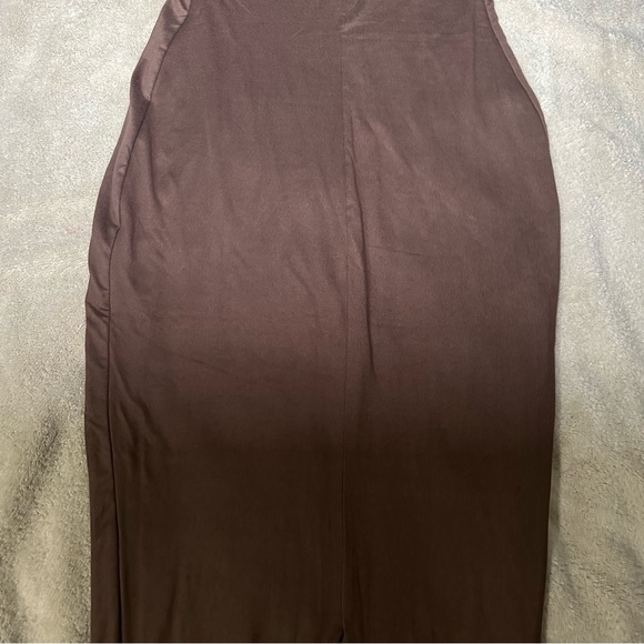 Long Brown Tube Dress - Picture 4 of 7